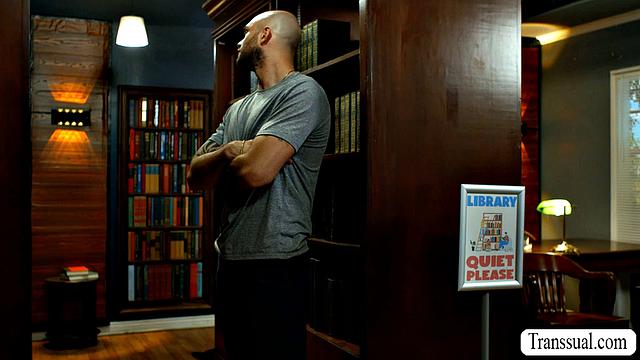 Fucking shy but horny TS librarian