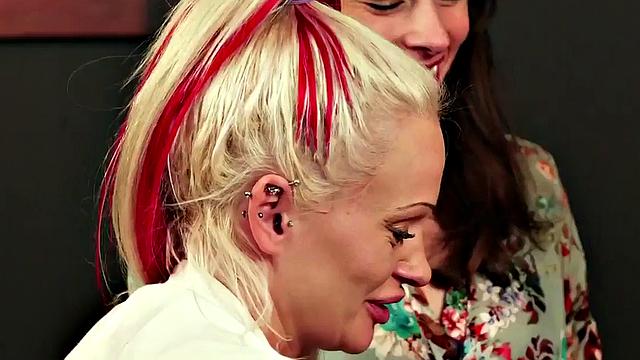 Real CFNM Europeans take turns giving brain