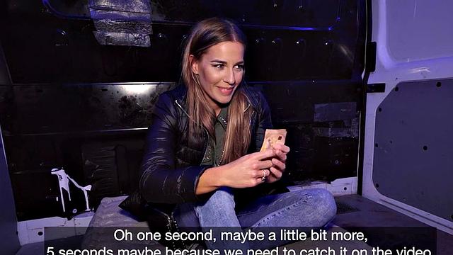 Blindfolded cutie with oiled booty fucks fake priest