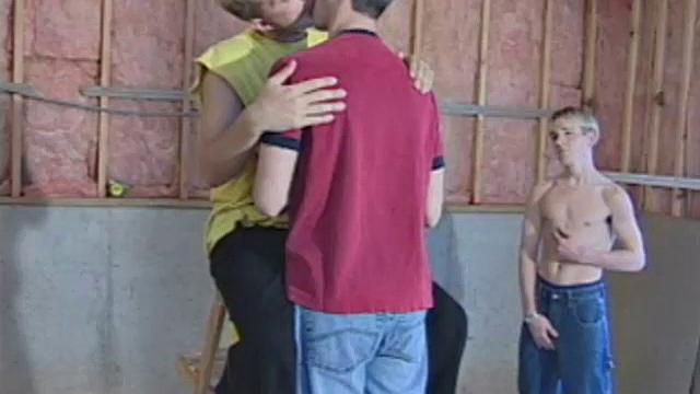 We join 19 year old Codi Sparkz and Gage Powers, just as they are getting tired of house work and decide to have sex. Tyler Hart watches, as he strokes his boner. Naked and ready for a little more action, Tyler joins the boys for a hot threesome.