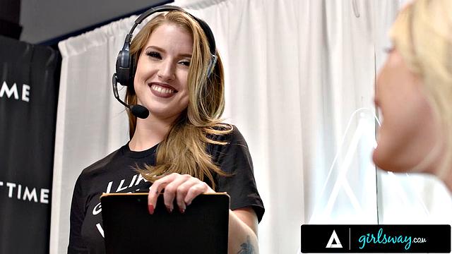 GIRLSWAY - Assistant Octavia Reds Lustful Gaze Ignites Kenna James's Sneaky Sex Before Interview