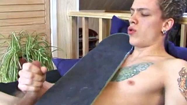 Skater Boy Shane Jerking
