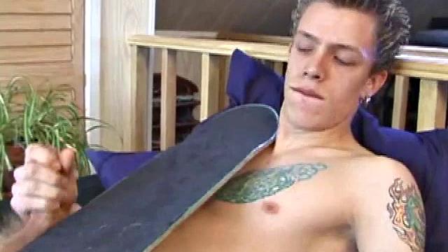 Skater Boy Shane Jerking