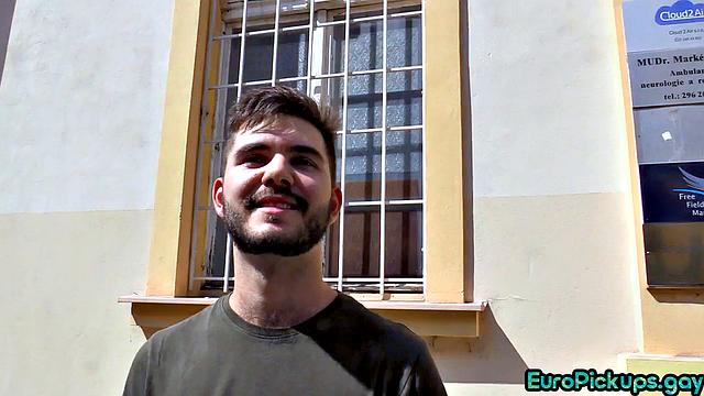 Hairy guy buttfucked by stranger