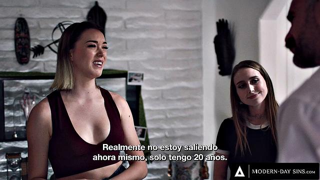 MODERN-DAY SINS - Naughty Anny Aurora Sneaks Off To Bang BFF's Stepdad SPANISH SUBTITLES