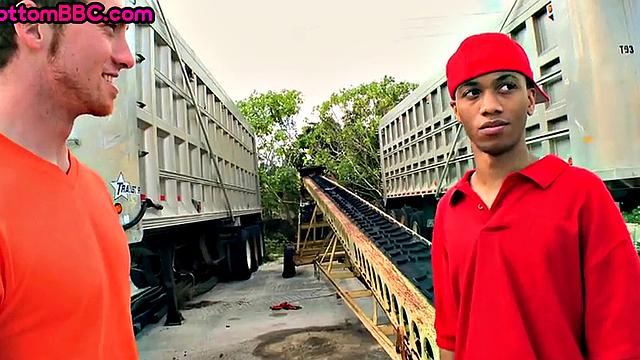 Real amateur black thug gets his asshole banged outdoors