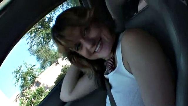Big-breasted teen getting pussy fucked in POV