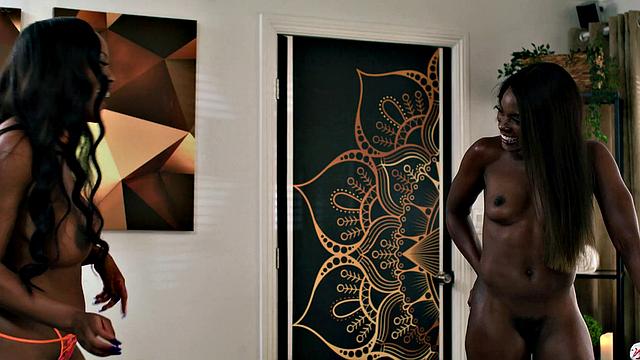 ALL GIRL MASSAGE - Perfect Lesbian Threesome During Hot Massage With 3 Hot Babes