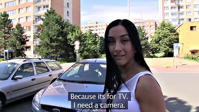 Raven-Haired Teen Angel White