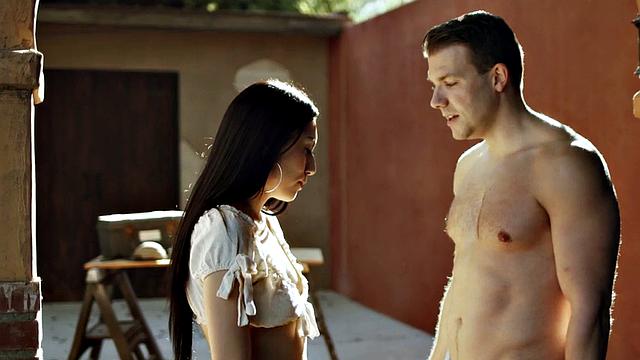 Sinner 21yo stepsis passionately pounded outdoors by stepbro