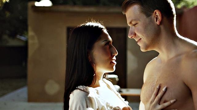 Sinner 21yo stepsis passionately pounded outdoors by stepbro