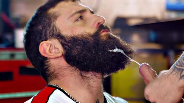 Straight 3some guys facial jizzed in gay compilation