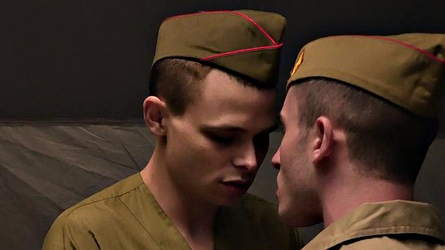 Newbie scout fucking lovers after BJ in tent