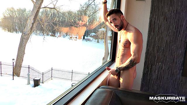 Maskurbate - Sexy Zak Lemec Showing Off His Perfect Muscles & Cock