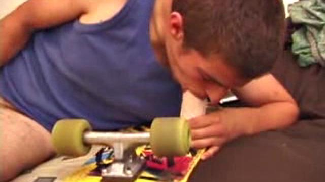 Mica Jerks Off With Toy