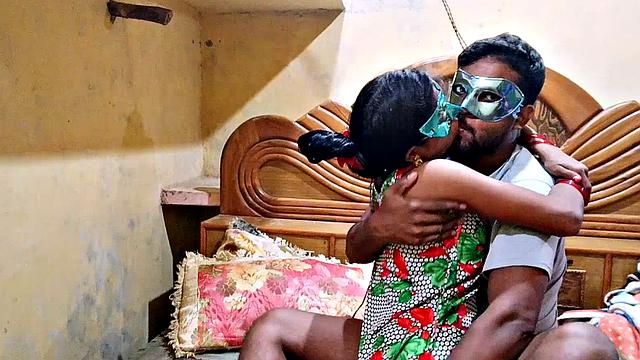 Desi Couple's bhabhi and dever romance and chudai with creampie