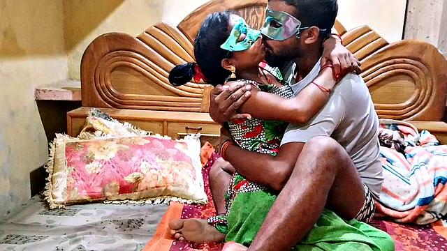 Desi Couple's bhabhi and dever romance and chudai with creampie