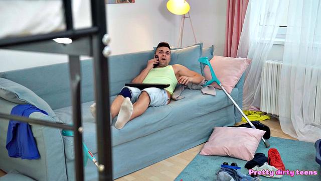 Creampie for College Teen