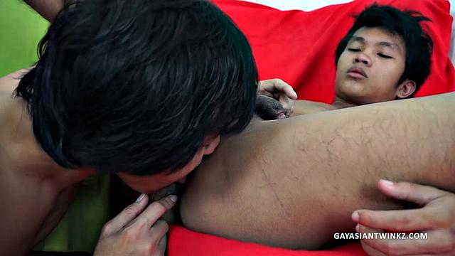 Our Asian twink Vahn Valdez is at it again! He loves seducing hot Asian boys into bareback sex. This time it's sexy Asian boy Niko. He even got Niko to suck cock.