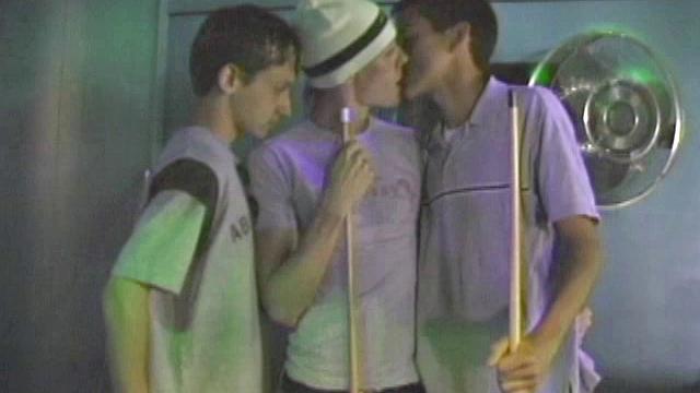 Five Twinks In Orgy