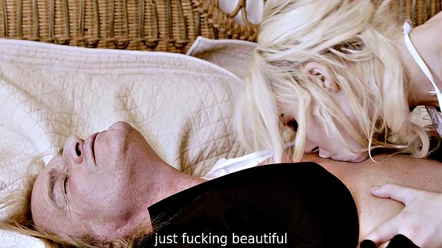 DADDY4K. Cutie forgets about wedding due to dick of her groom's dad