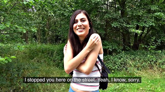 Young park ranger deepthroats and gets drilled in the forest