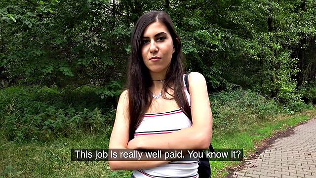 Young park ranger deepthroats and gets drilled in the forest