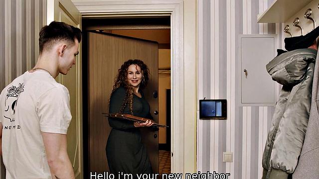 SHAME4K. After cake he takes penis out and treats stepmother's friend Tanya Foxxx