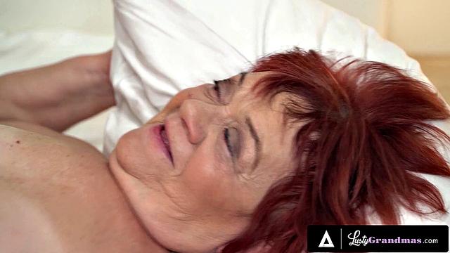 LUSTY GRANDMAS - Horny Granny Marsha Gets Pounded Hard By Stud