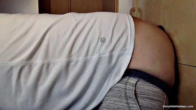 Gloryhole Throat Fuck