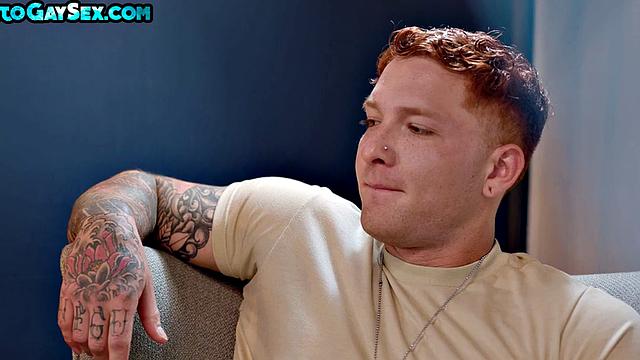 Military bottom fucked and jizzed by buddy in dormitory