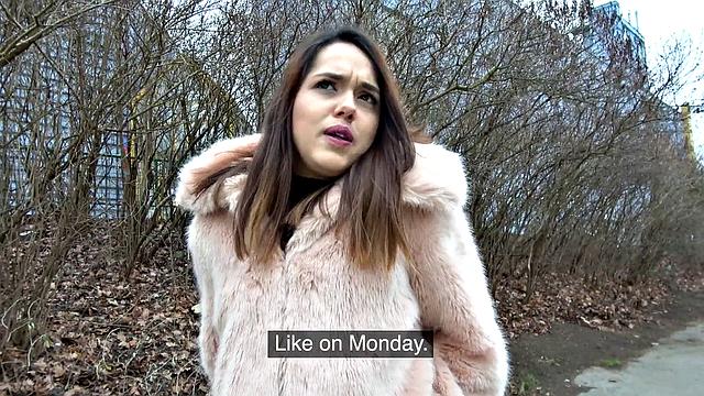 Horny tourist stairside fuck and suck - POV style!