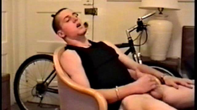 Adam reveals toned skater boy body and kicks back for a much needed jerk off. He wraps his fist around his limp meat, strokes, and fingers his ass to get fully hard.