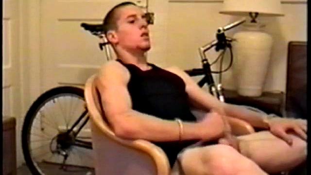 Adam reveals toned skater boy body and kicks back for a much needed jerk off. He wraps his fist around his limp meat, strokes, and fingers his ass to get fully hard.