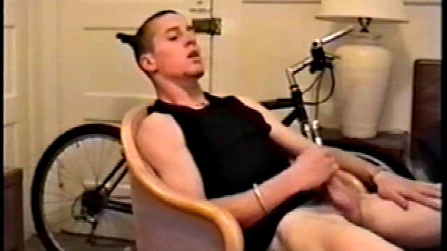 Adam reveals toned skater boy body and kicks back for a much needed jerk off. He wraps his fist around his limp meat, strokes, and fingers his ass to get fully hard.