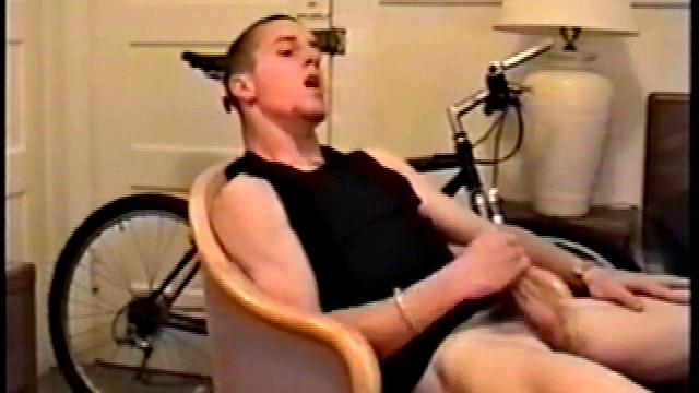 Adam reveals toned skater boy body and kicks back for a much needed jerk off. He wraps his fist around his limp meat, strokes, and fingers his ass to get fully hard.