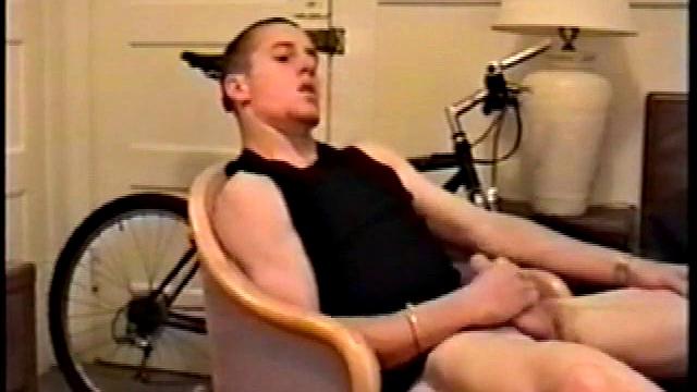 Adam reveals toned skater boy body and kicks back for a much needed jerk off. He wraps his fist around his limp meat, strokes, and fingers his ass to get fully hard.