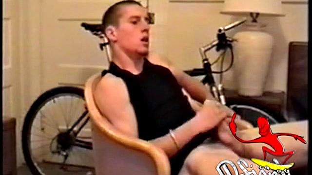 Adam reveals toned skater boy body and kicks back for a much needed jerk off. He wraps his fist around his limp meat, strokes, and fingers his ass to get fully hard.