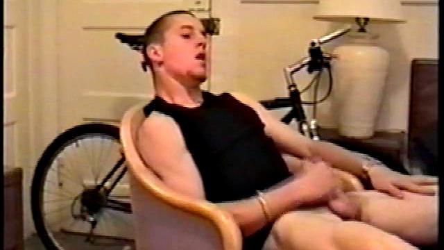 Adam reveals toned skater boy body and kicks back for a much needed jerk off. He wraps his fist around his limp meat, strokes, and fingers his ass to get fully hard.