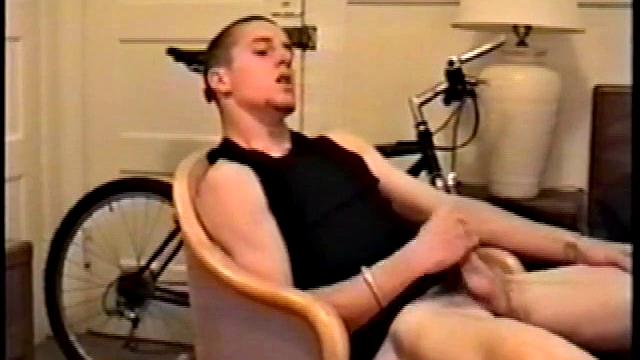 Adam reveals toned skater boy body and kicks back for a much needed jerk off. He wraps his fist around his limp meat, strokes, and fingers his ass to get fully hard.