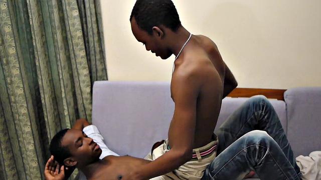 First time barebacking for African twunks