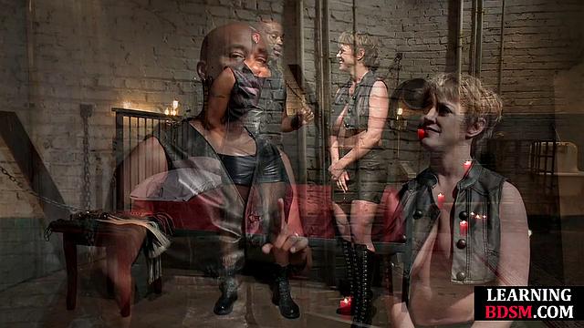 Busty cougar spanked by master