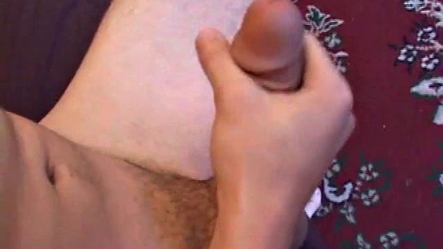 Levi Davis strokes his cock and cums