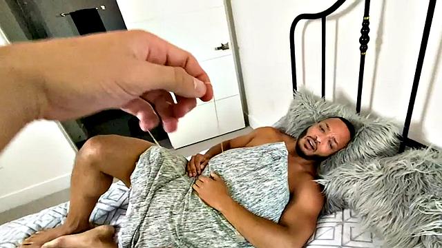 Black POV stud barebacked by tattooed top BF in closeup