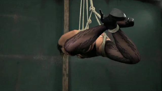 Sexy slave is ready for device bondage