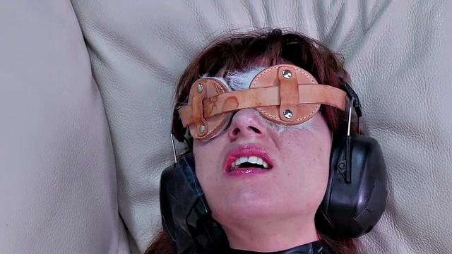 Bound and tied slut throat