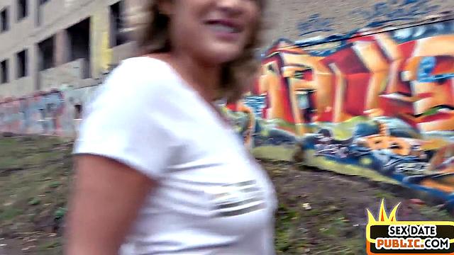 German public BJ amateur mature POV on sex date