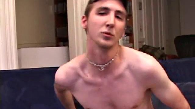 Michael Whitewood strokes himself hard and shows off every intense moment