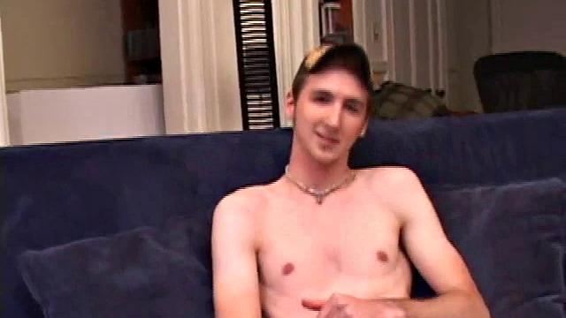 Michael Whitewood strokes himself hard and shows off every intense moment