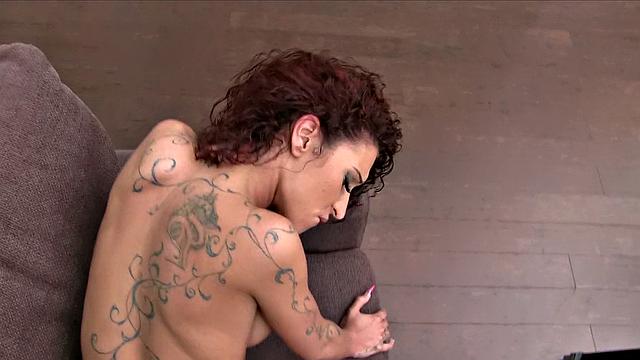 Tanned Babe With Huge Fake Tits Teases Horny Agent